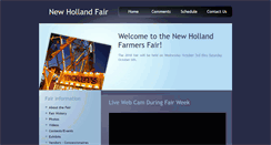 Desktop Screenshot of newhollandfair.org